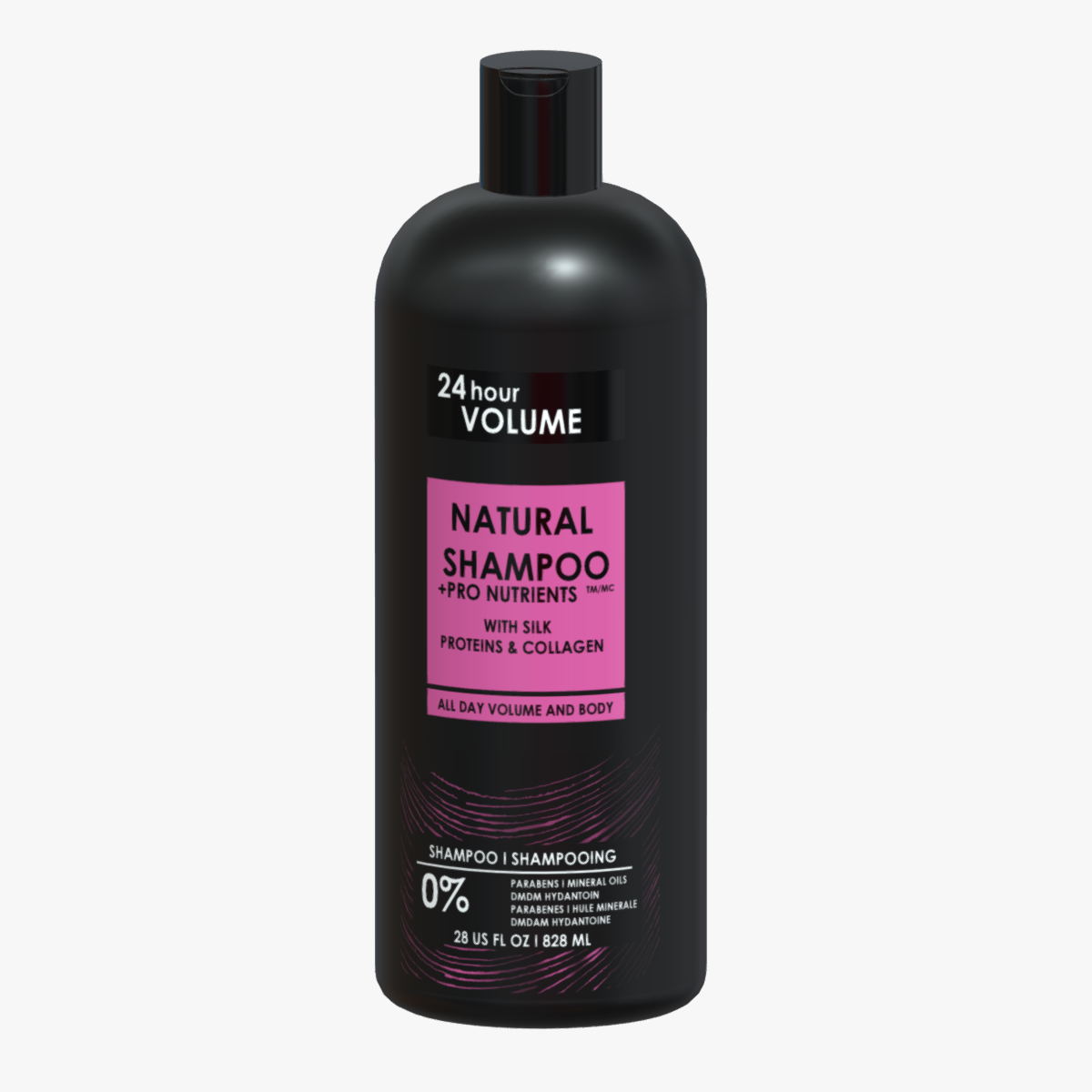 Natural Shampoo Low Poly