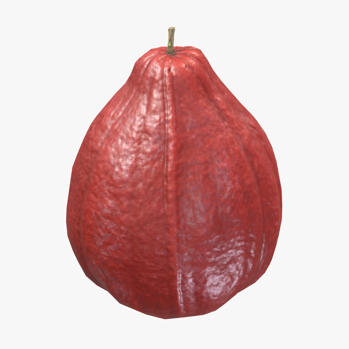 Fruit Blighia Sapida Low Poly