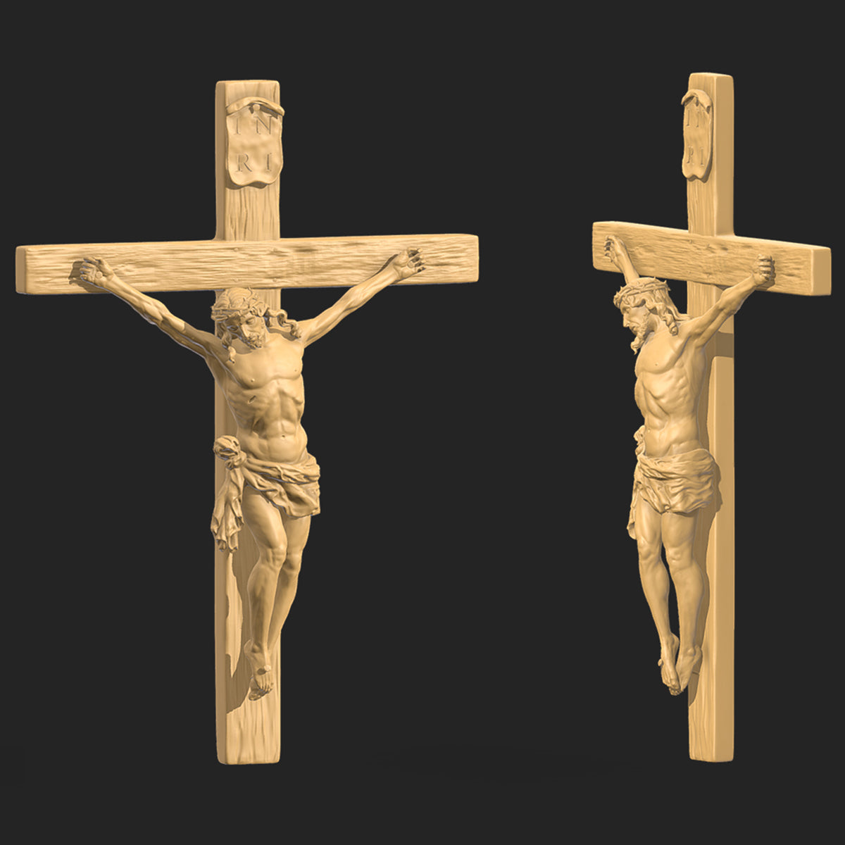 Jesus on the cross - 3D Print