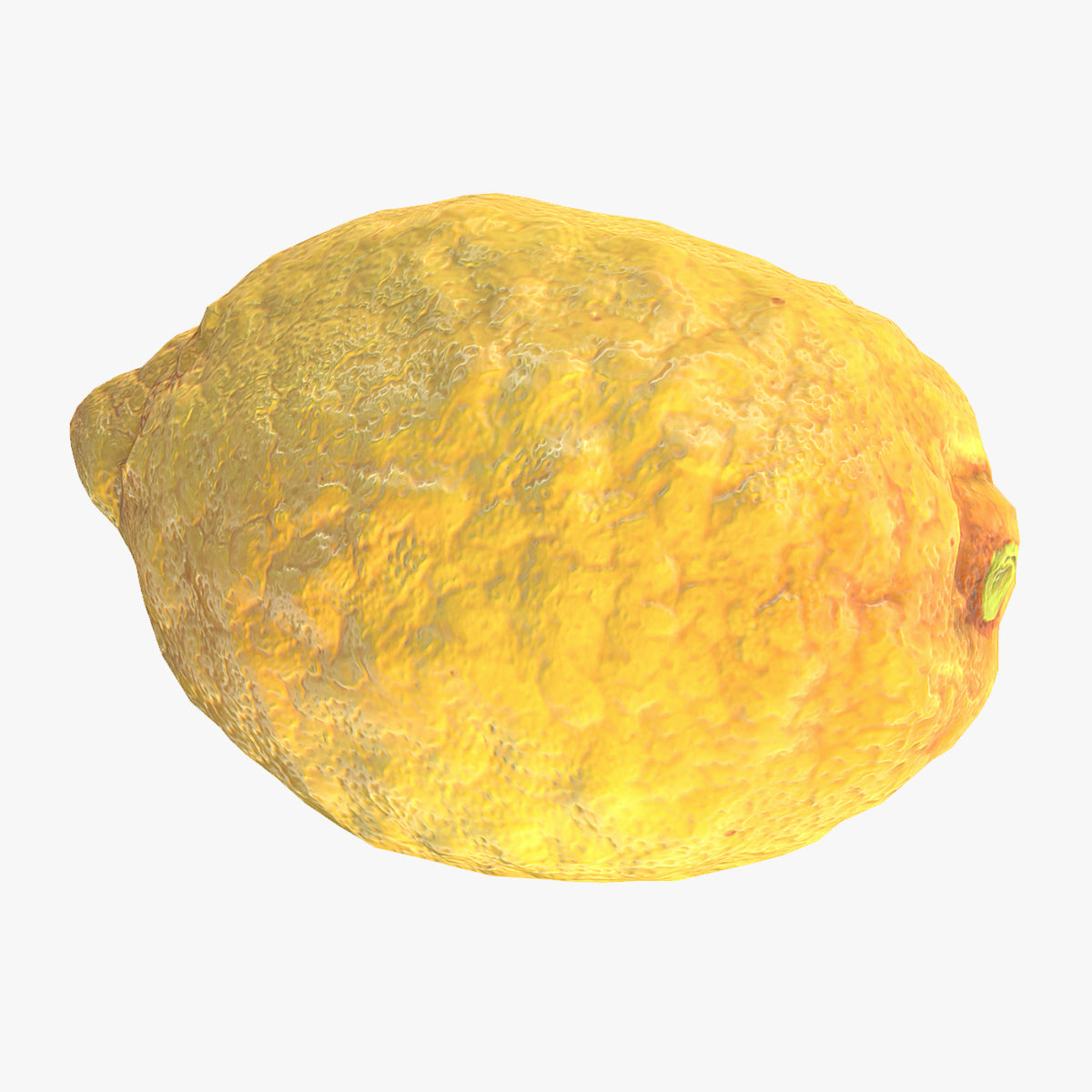 Fruit Citron Low Poly