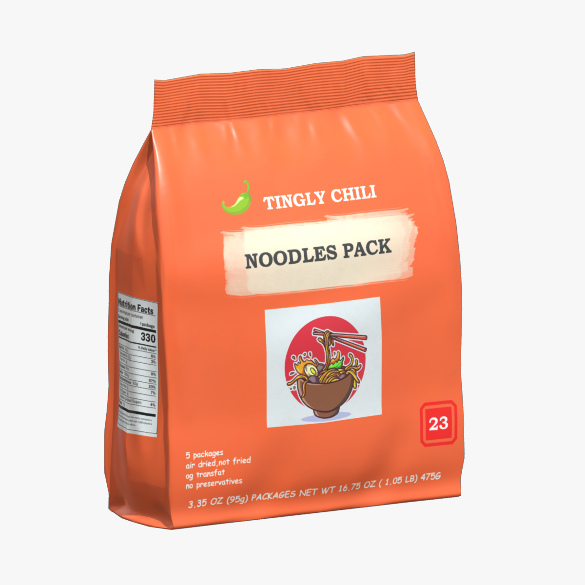 Noodles Pack 03 Low Poly