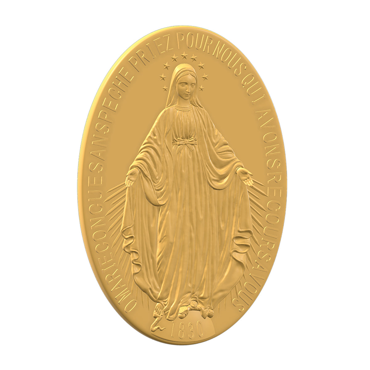 Virgen Milagrosa Miraculous 3D Print