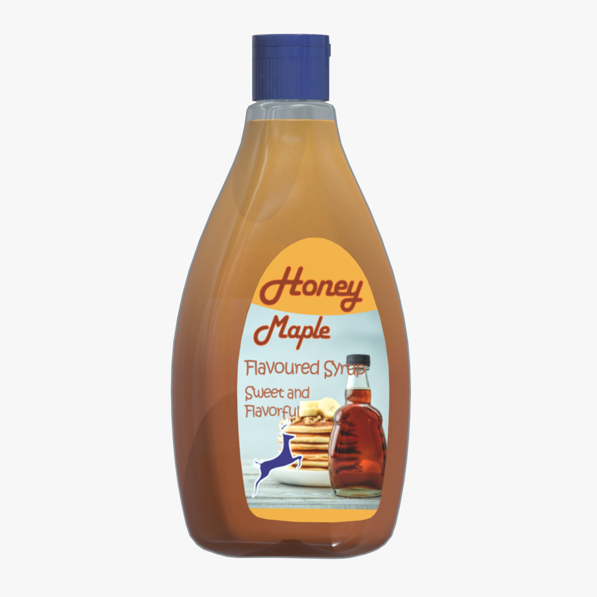 Honey Maple Syrup Flavoured Low Poly