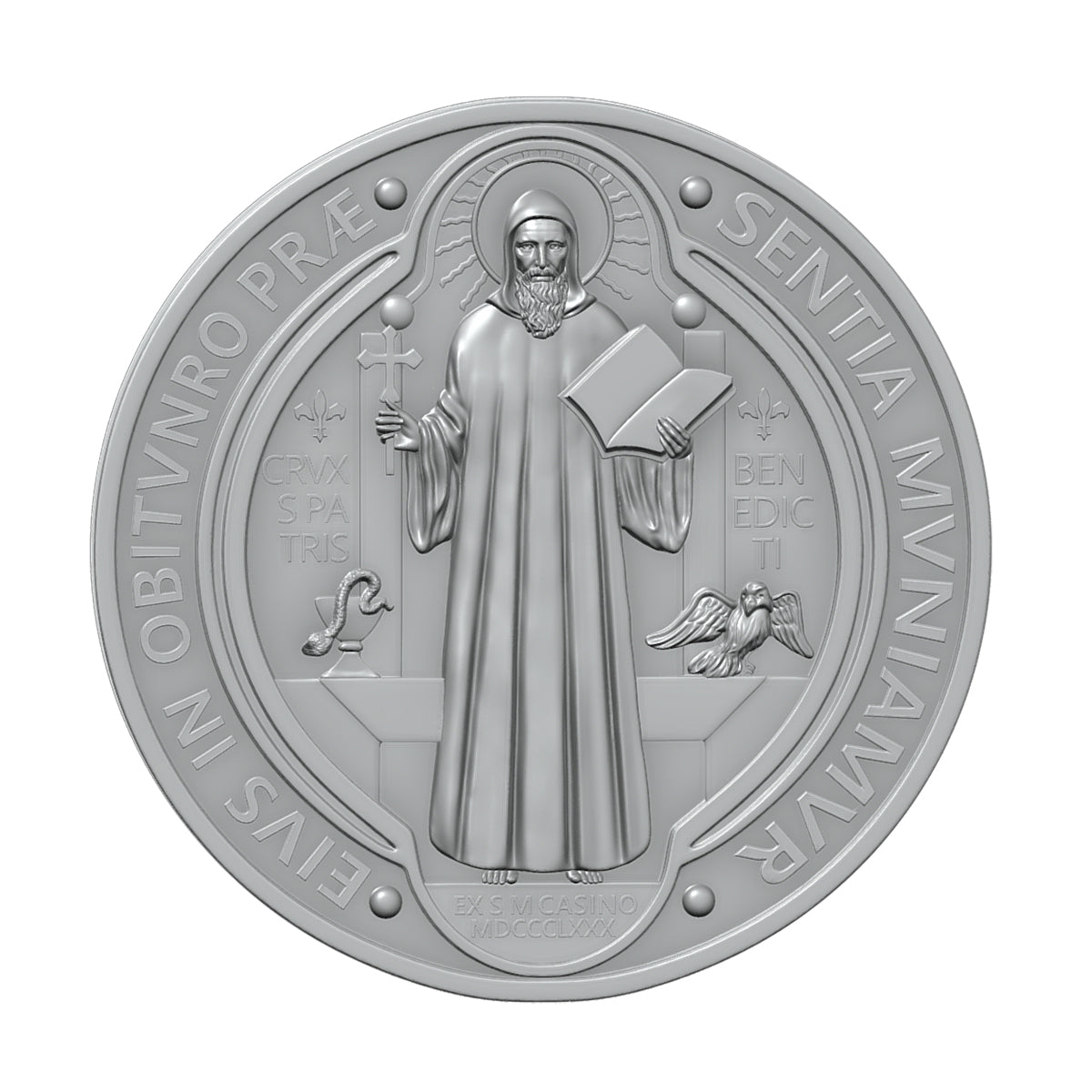 Saint Benedict Medal 3D Print