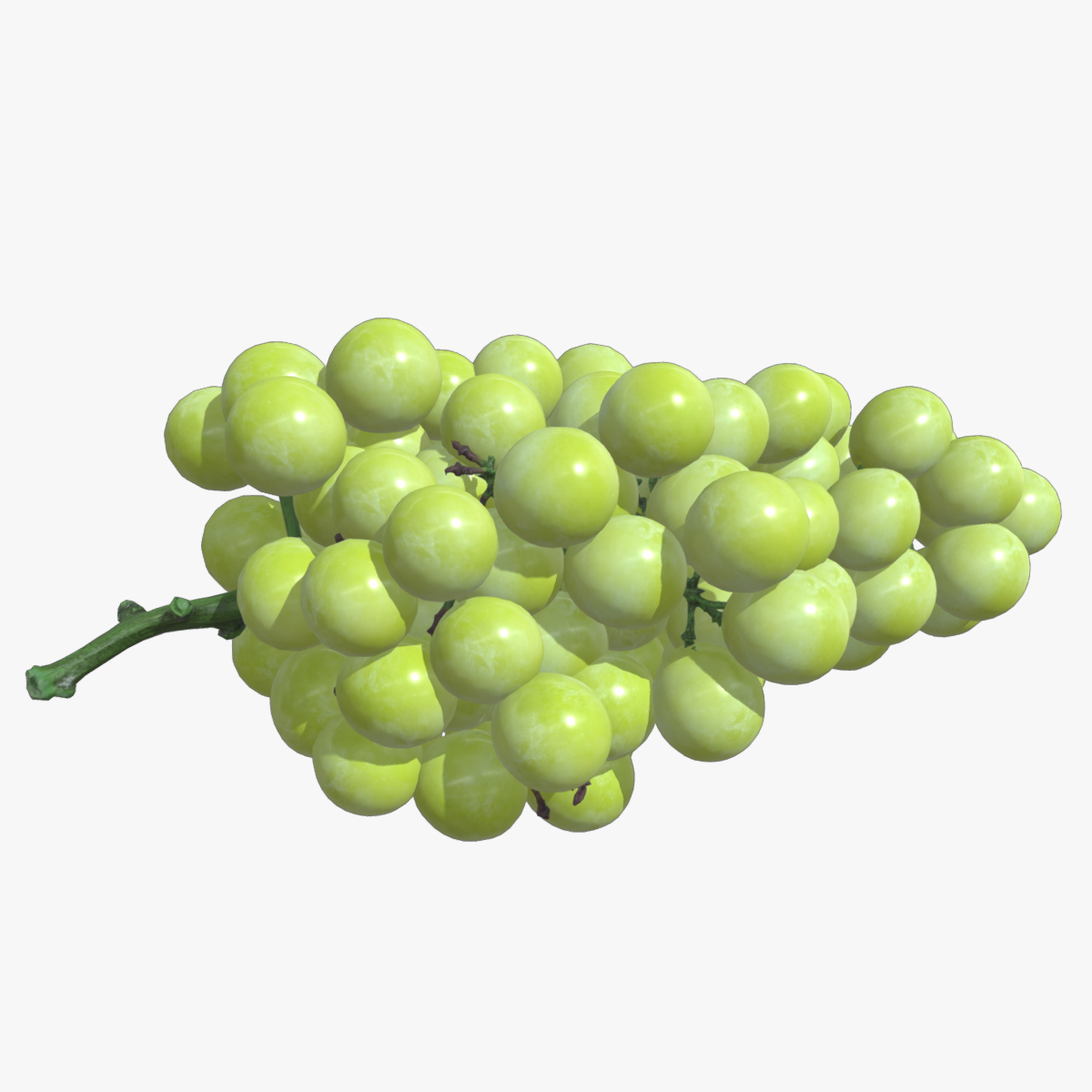 Green Grape Low Poly