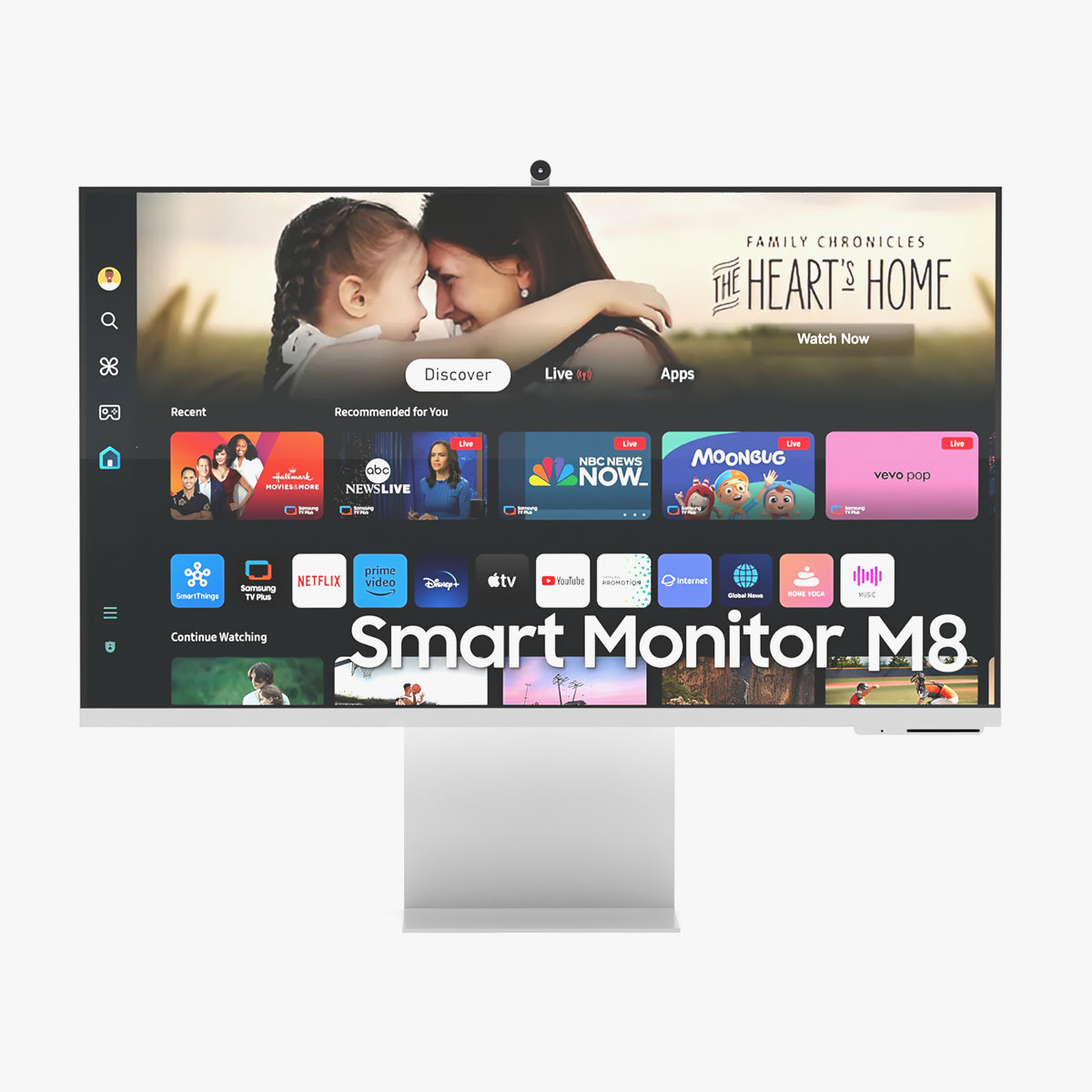 Samsung Smart Monitor M8 (M80D) 4K UHD With Streaming TV