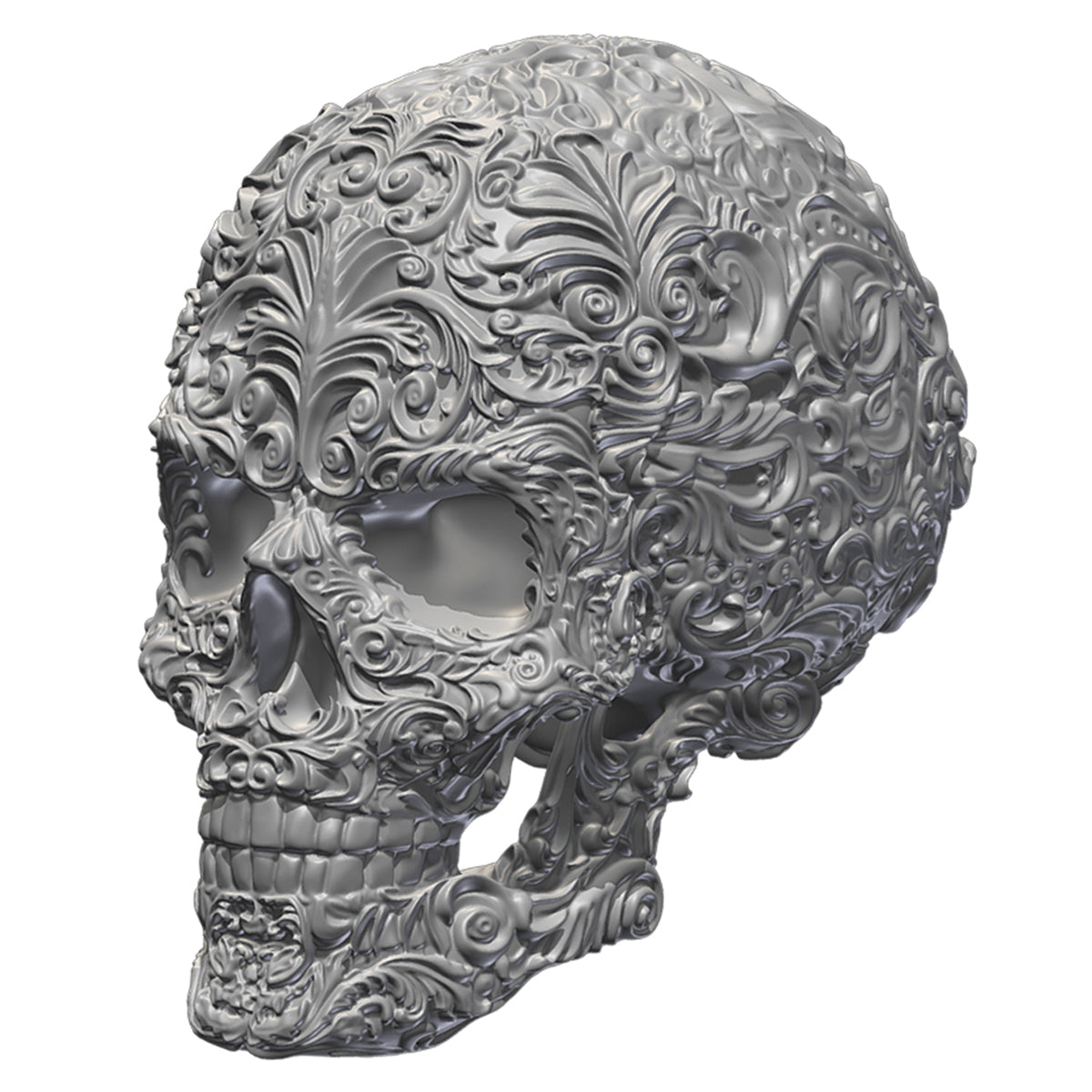 Skull Ornamental 3D Print