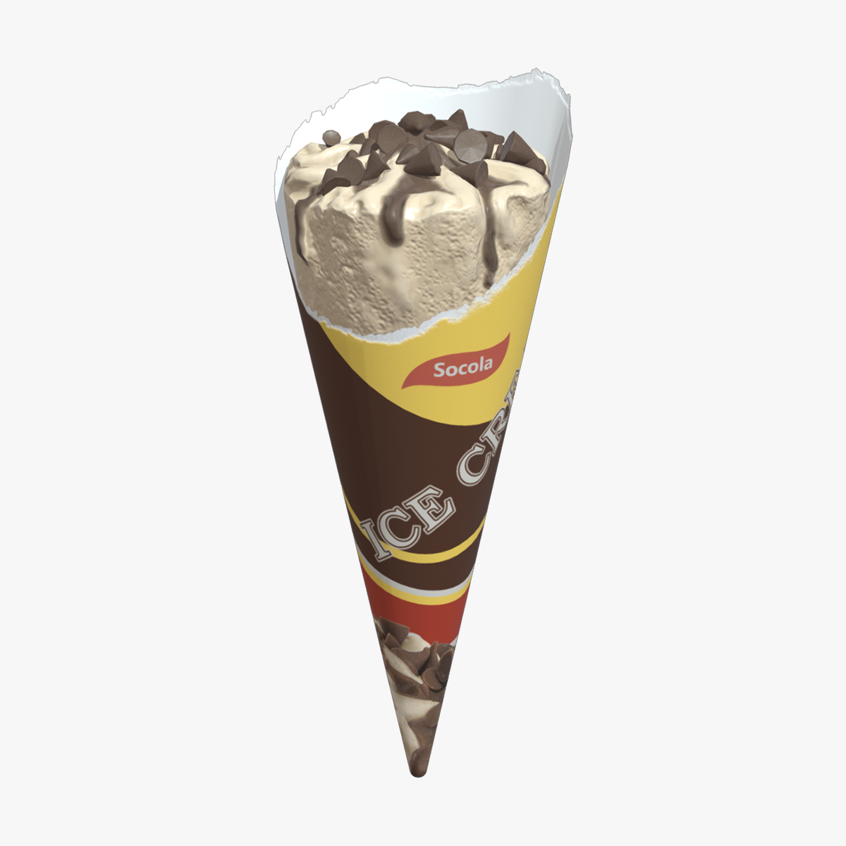 Ice Cream 01 Low Poly