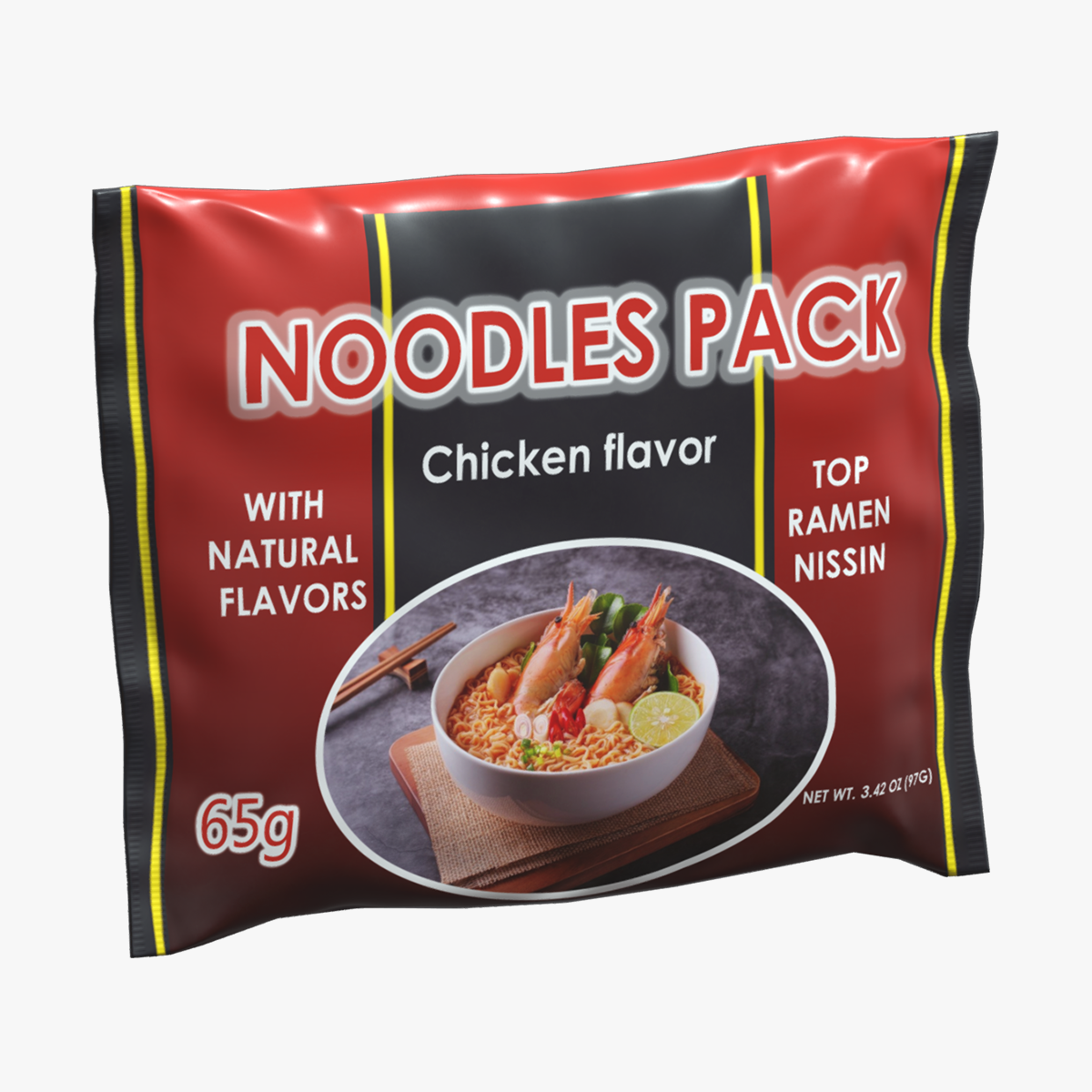 Noodles Pack 01 Low Poly