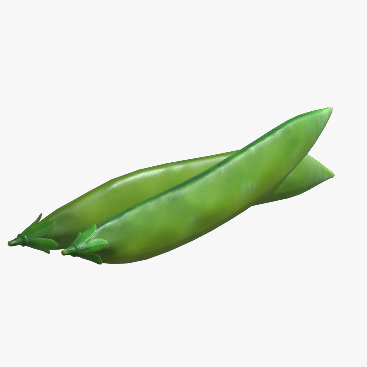 Green Peas Low Poly